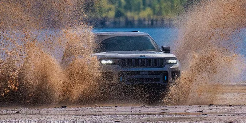 2026 Jeep Grand Cherokee Driving Through Water