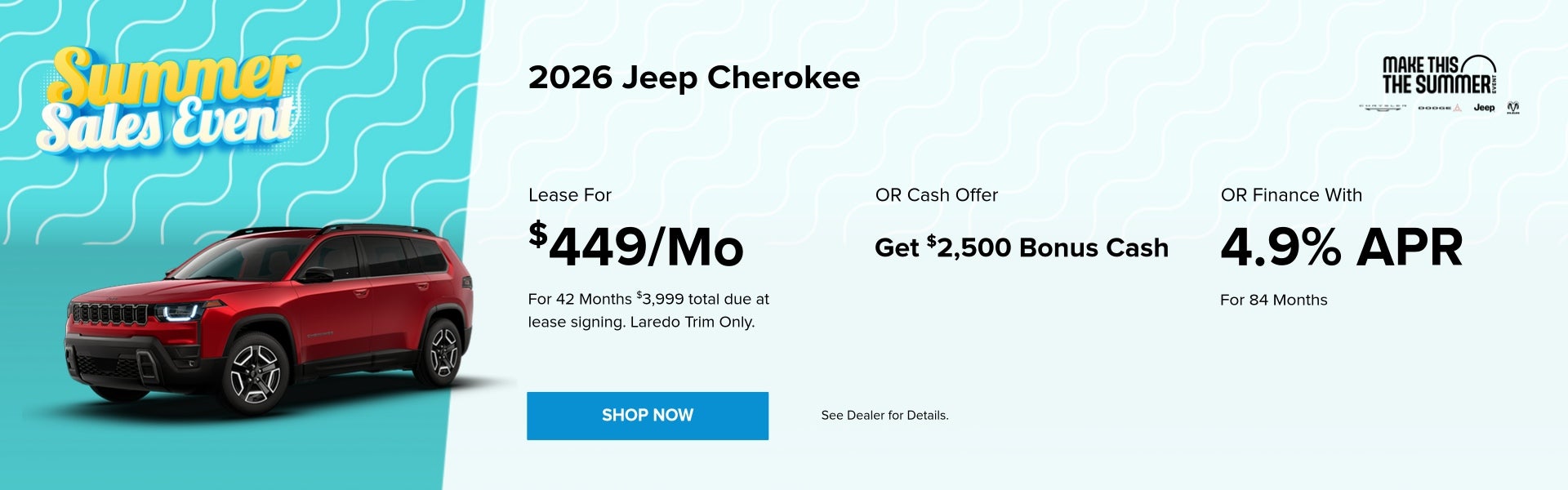 2026 Jeep Cherokee Deals